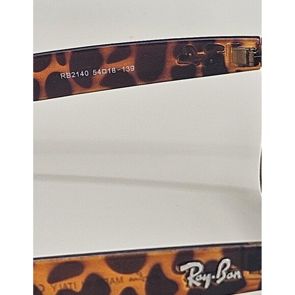 Ray-Ban RB2140 Original Wayfarer Classic Polished Tortoise Frame brown Lens - Picture 6 of 8